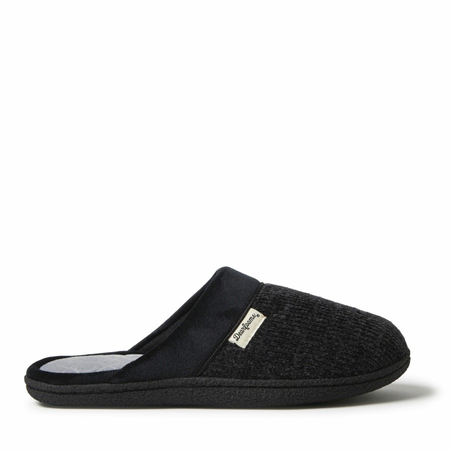 Women Dearfoams Clog & Scuff Slippers | Women'S Samantha Chenille Closed Toe Scuff Slipper