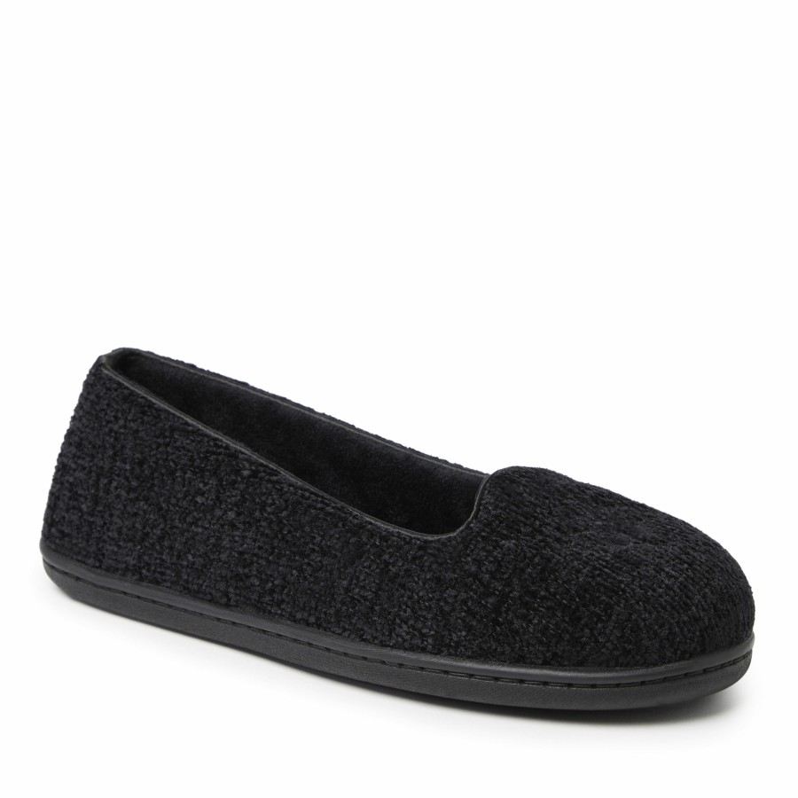 Women Dearfoams Moccasin Slippers | Women'S Rebecca Chenille Closed Back Slipper