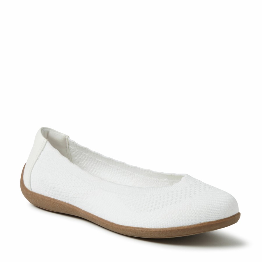 Women Dearfoams Ballerina Slippers | Women'S Misty Ballet Flat