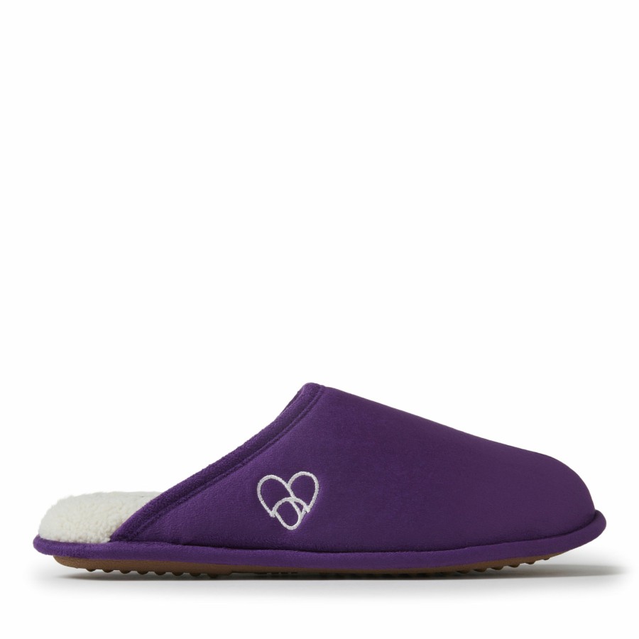 Women Dearfoams Clog & Scuff Slippers | Unisex Dearfoams Basic Scuff