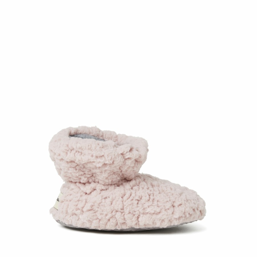 Kids Dearfoams Slippers | Baby Harley Sherpa Bootie Slipper