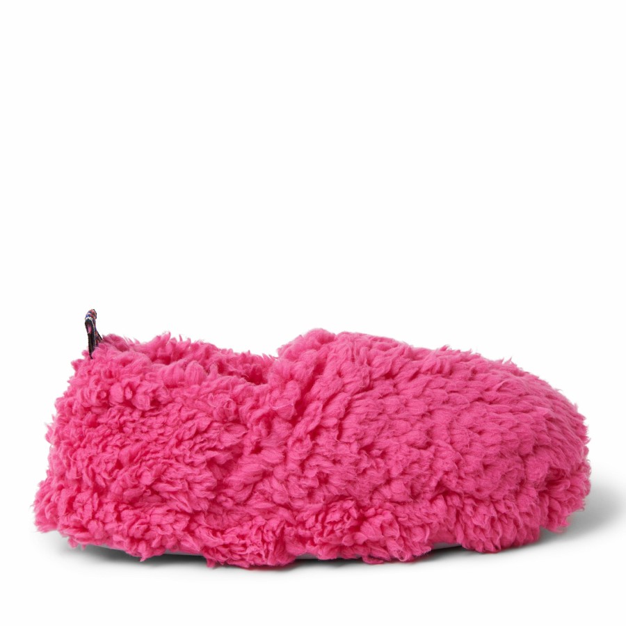 Kids Dearfoams Slippers | Kid'S Skye Teddy Closed Back