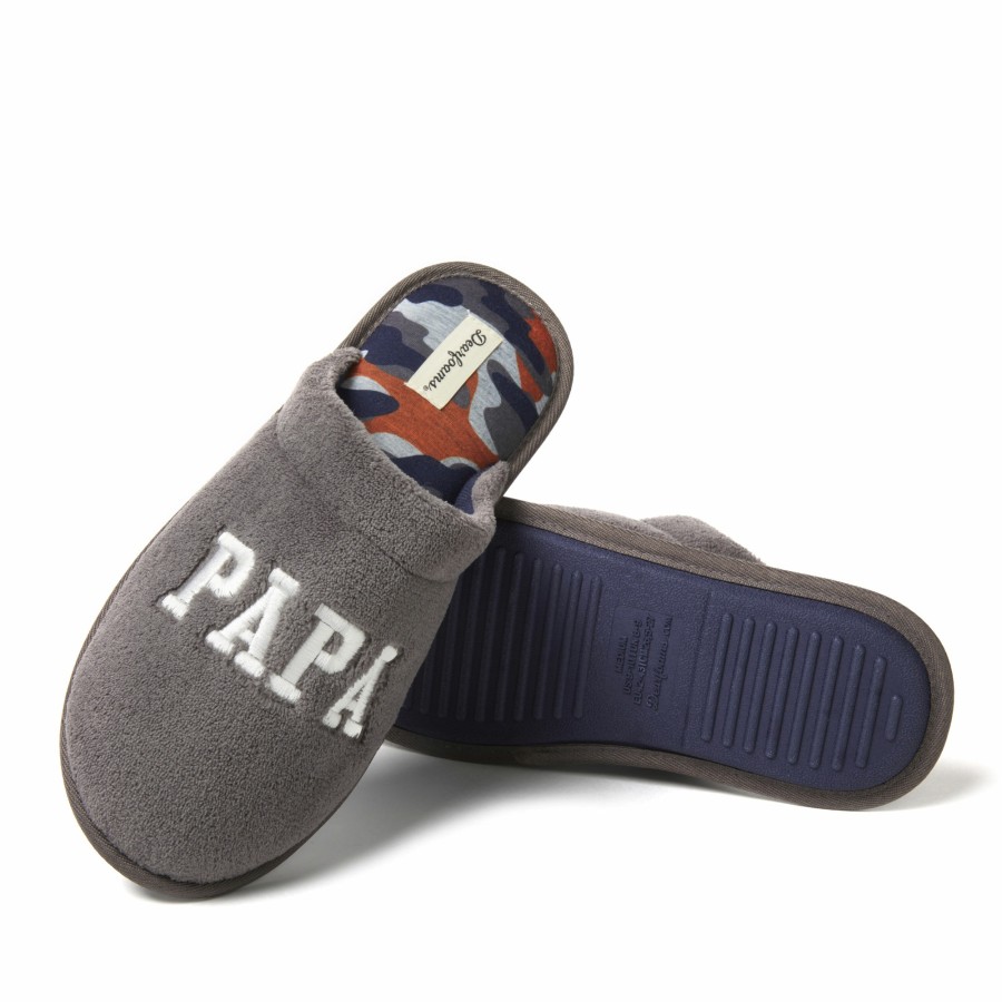 Men Dearfoams Clog & Scuff Slippers | Men'S Father'S Day Scuff