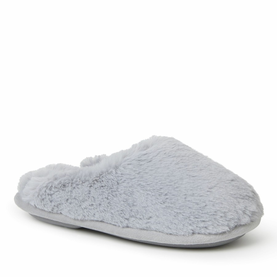 Kids Dearfoams Slippers | Kid'S Brin Furry Scuff