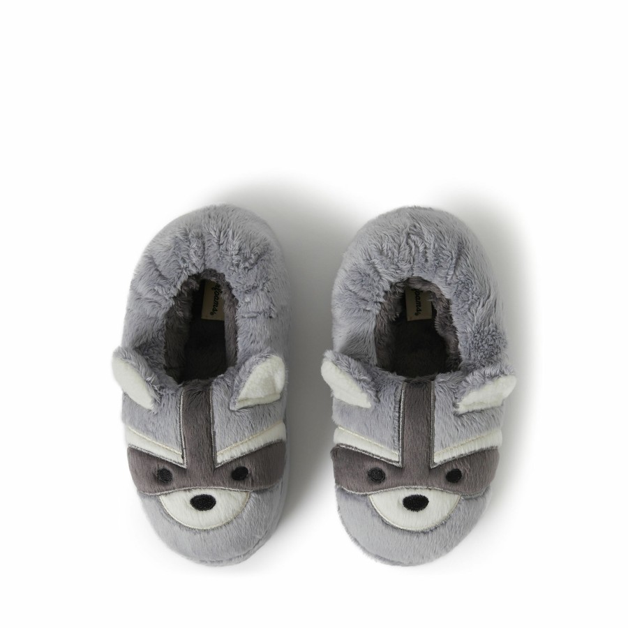 Kids Dearfoams Slippers | Kids Emery Critter Closed Back