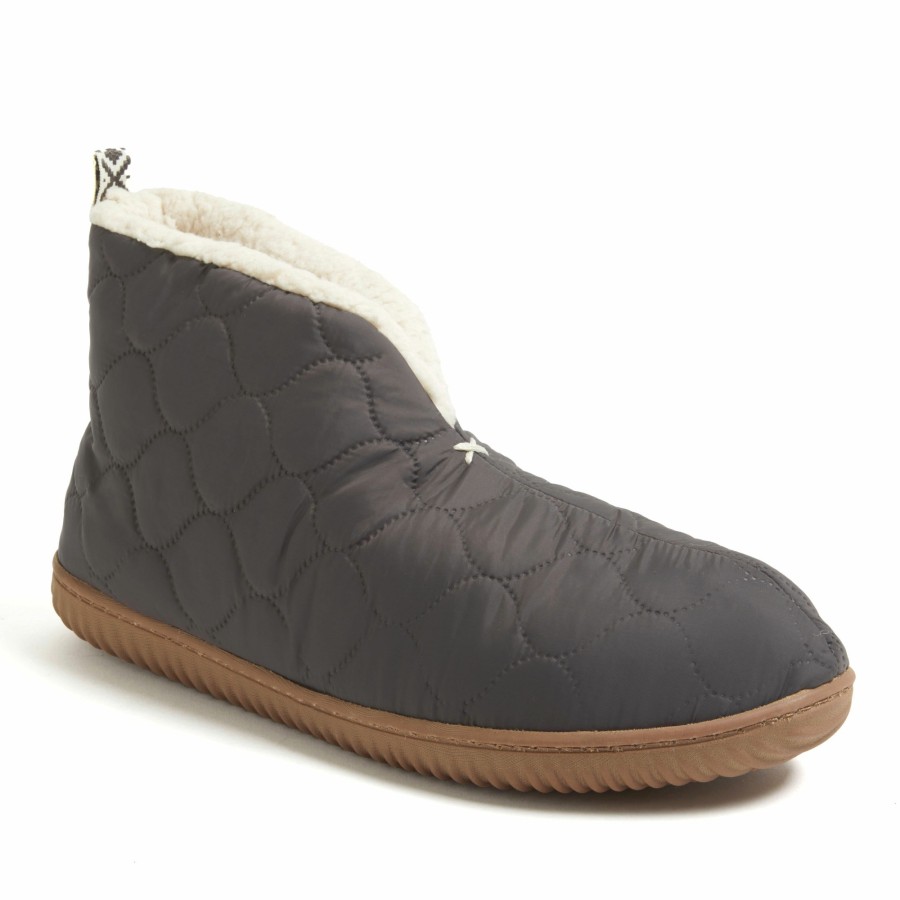 Men Dearfoams Boot & Bootie Slippers | Men'S Warm Up Bootie