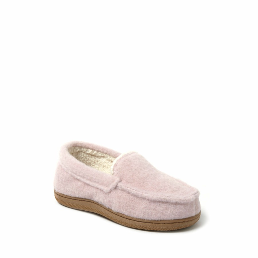 Kids Dearfoams Slippers | Kids Amari Moccasin