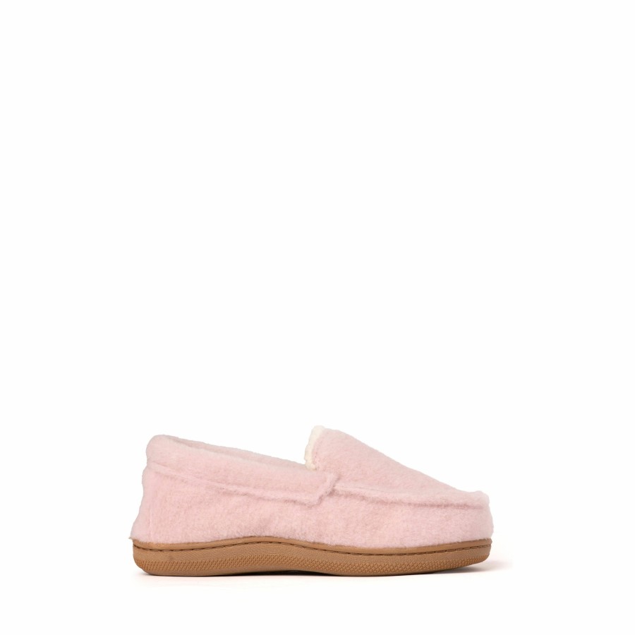 Kids Dearfoams Slippers | Kids Amari Moccasin