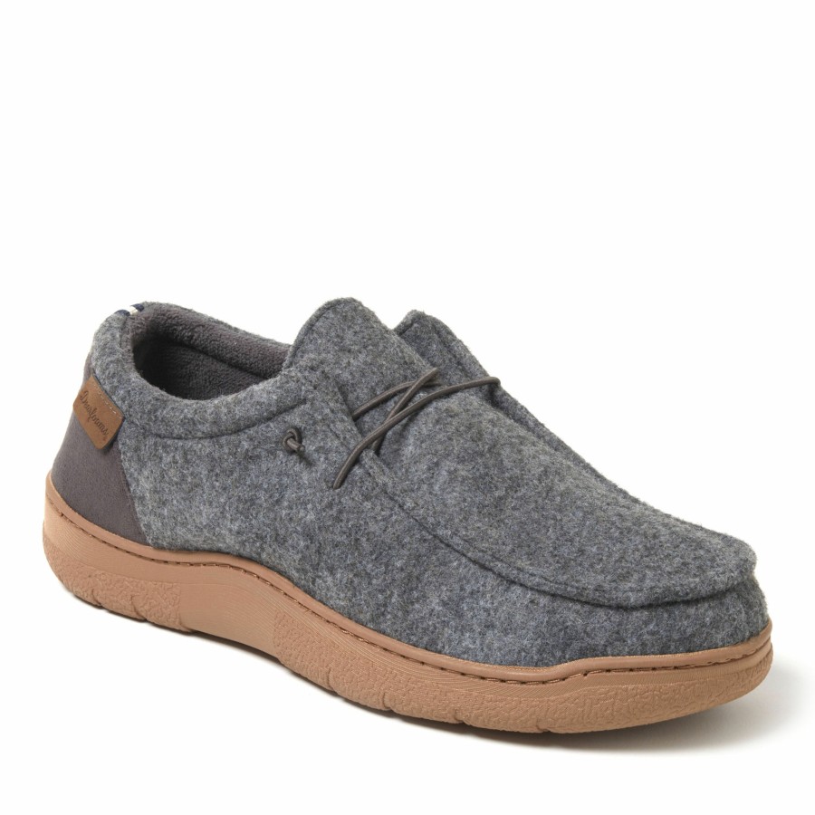 Men Dearfoams Slip-On Slippers | Men'S Bennett Chukka Closed Back