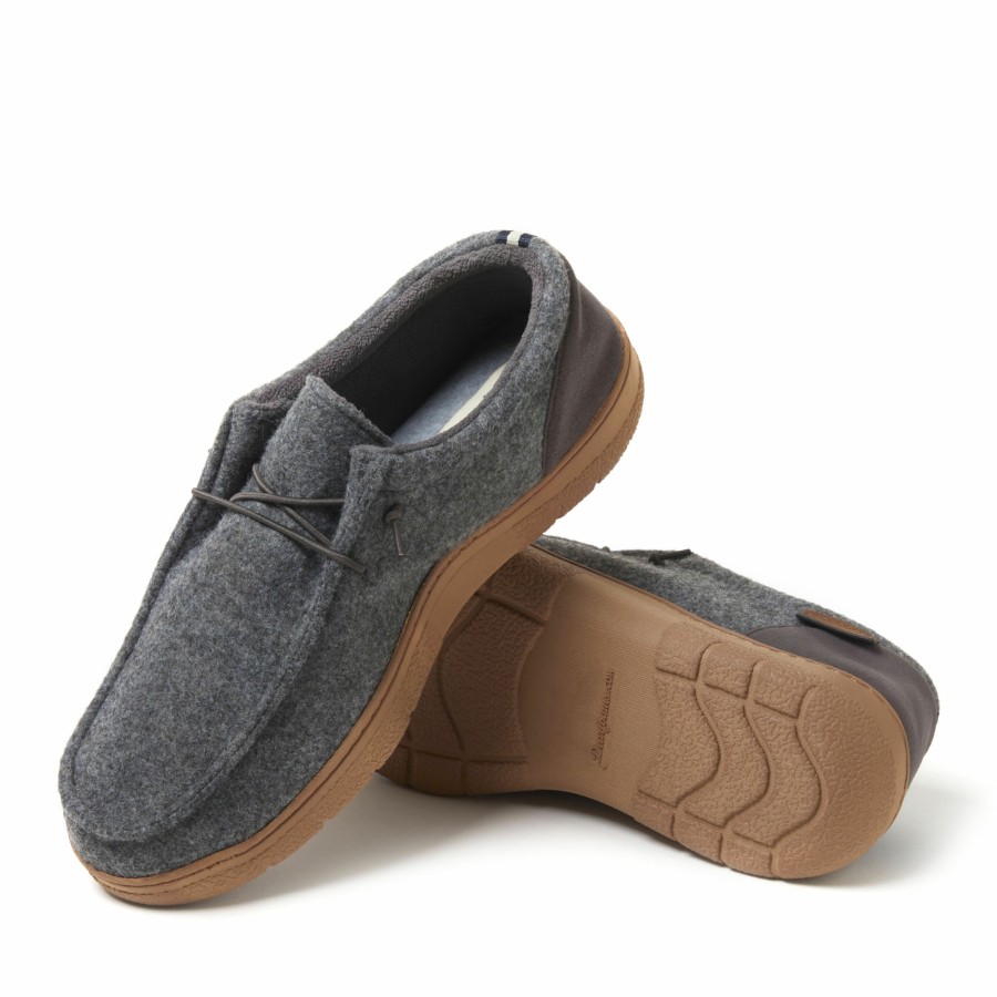 Men Dearfoams Slip-On Slippers | Men'S Bennett Chukka Closed Back