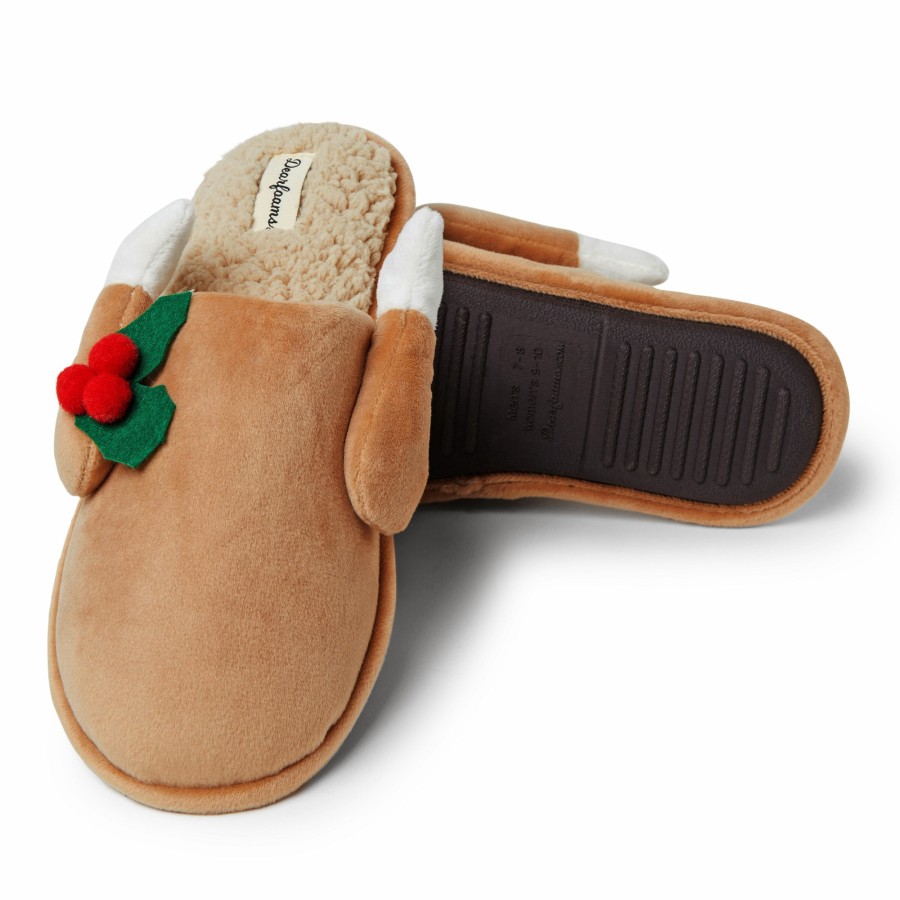 Men Dearfoams Clog & Scuff Slippers | Men'S Turkey Scuff Slippers