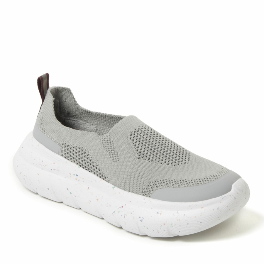 Women Dearfoams Sneakers | Women'S Crimson Regrind Lightweight Slip-On With Energy Return Technology