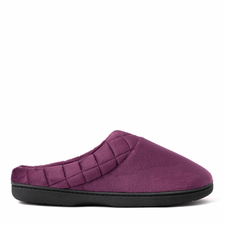 Women Dearfoams Clog & Scuff Slippers | Women'S Darcy Velour Clog