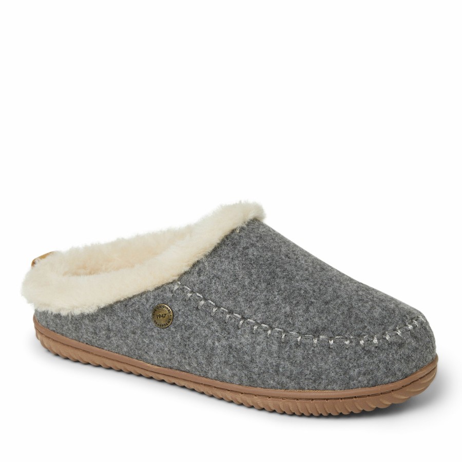 Women Dearfoams Clog & Scuff Slippers | Alpine By Dearfoams Women'S Bern Clog