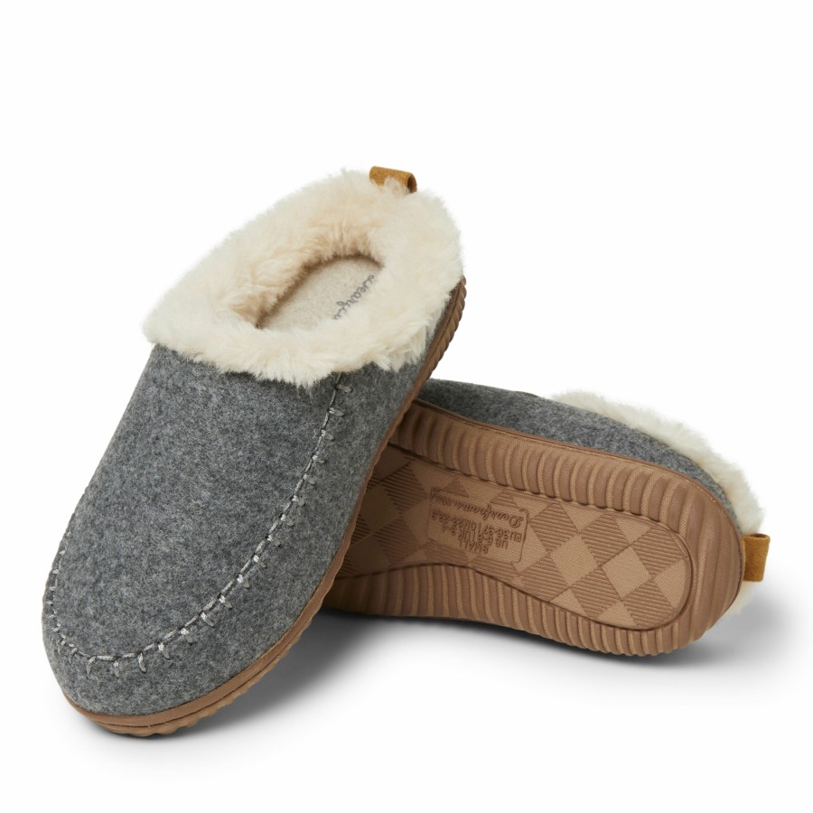 Women Dearfoams Clog & Scuff Slippers | Alpine By Dearfoams Women'S Bern Clog