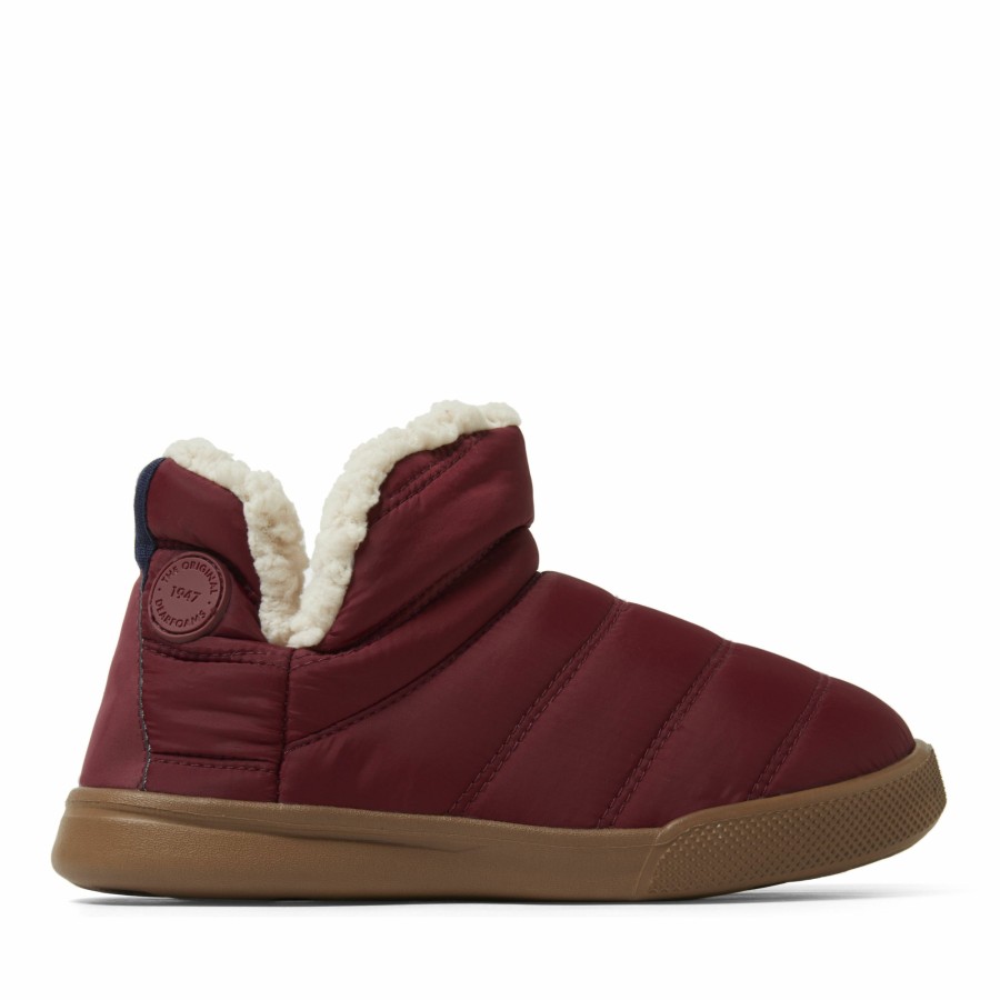 Women Dearfoams Slippers | Women'S Dara Nylon Puffer Slipper Boot