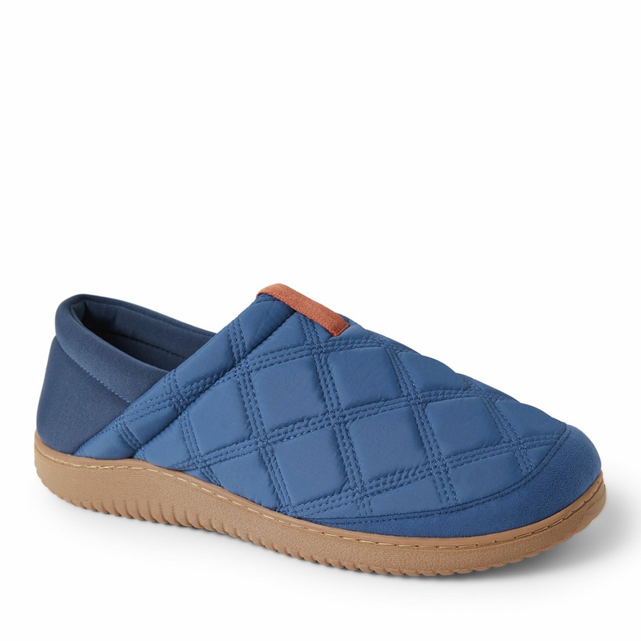 Men Dearfoams Slip-Ons | Men'S River Energy Return Closed Back W/ Collapsible Heel