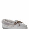 Women Dearfoams Moccasin Slippers | Women'S Bethany Genuine Suede Moccasin With Tie