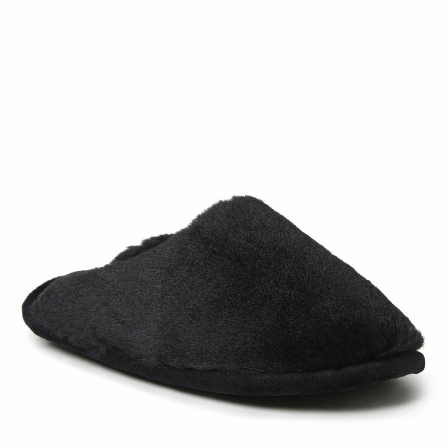 Women Dearfoams Clog & Scuff Slippers | Women'S Bailey Plush Furry Scuff Slipper