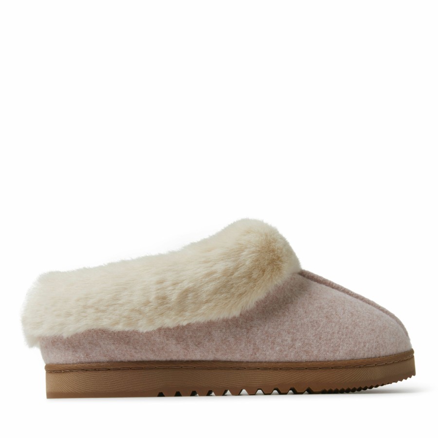 Women Dearfoams Clog & Scuff Slippers | Women'S Chloe Soft Knit Clog Slippers