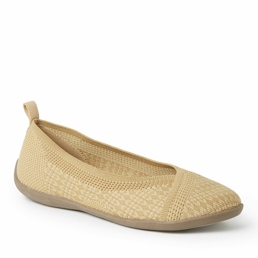 Women Dearfoams Flats | Women'S Nadia Ballet Flat