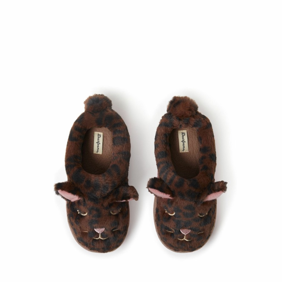 Kids Dearfoams Slippers | Kids Peyton Animal Clog Slipper